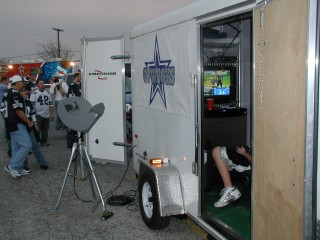 Illustration for article titled All Star Tailgating Trailer Is Dream Bachelor Flat on Wheels